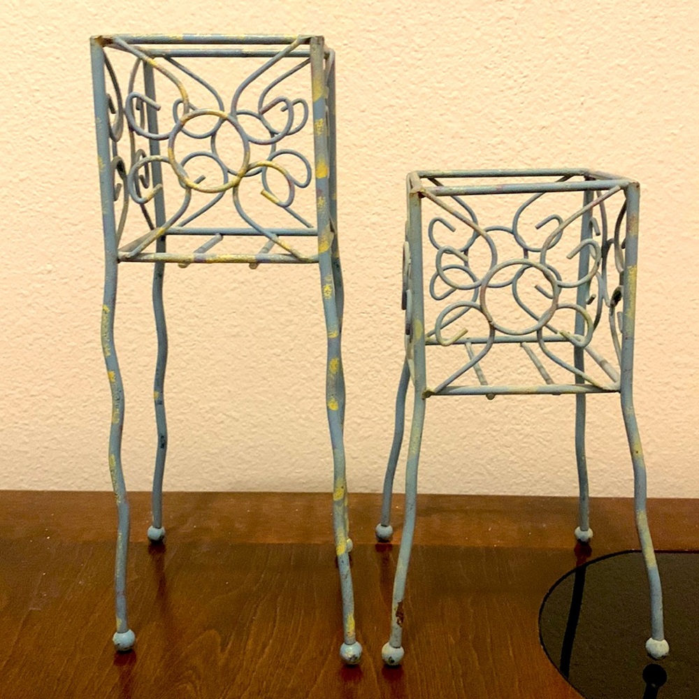 Slate Blue and Gold Home Accents / Decor